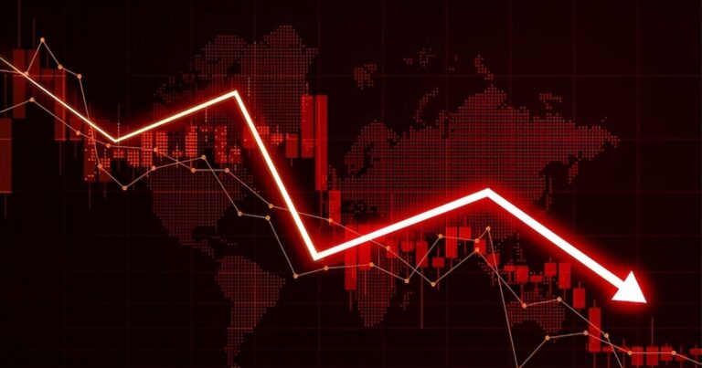 share market down news